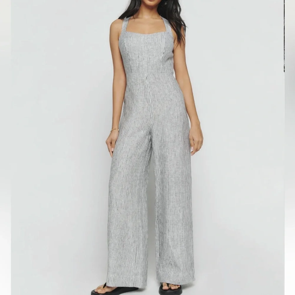 Reformation Autumn Linen Jumpsuit